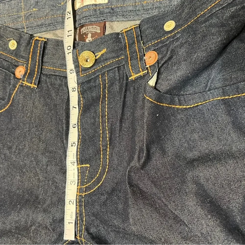 True Religion Limited Edition Button Fly Horseshoe Back Pockets Jean Men Size 36